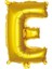 E Harf Folyo Gold Balon 36 cm 16 Inc 1