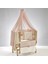Meltem Smart Mood Sallanır Ahşap Anne Yanı Beşik - 50x90 cm (naturel-pembe) 1