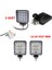 2 Adet Off Road Sis Farı Lambası 16 LED Kare Çalışma Lambası RY523612 1