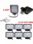 6 Adet Off Road Sis Farı Lambası 16 LED Kare Çalışma Lambası RY852371 1