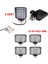 4 Adet Off Road Sis Farı Lambası 16 LED Kare Çalışma Lambası RY334456 1