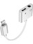 2in1 Lightning To 3.5mm+Lightning Şarj Adaptör Dönüştürücü 1
