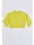 Organik Uzun Kollu Kız Çocuk Sweatshirt - Sarı - 10-12 1
