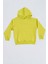 Organik Kapüşonlu Uzun Kollu Kız Çocuk Sweatshirt - Sarı - 10-12 1