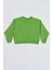 Organik Uzun Kollu Kız Çocuk Sweatshirt - Yeşil - 10-12 1