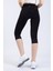 Snc Kadın Siyah Cepli Yüksek Bel Toparlayıcı, Kapri Yoga Tayt 19" 5