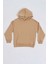 Organik Kapüşonlu Uzun Kollu Erkek Çocuk Sweatshirt - Bej - 10-12 1