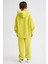Organik Kapüşonlu Uzun Kollu Erkek Çocuk Sweatshirt - Sarı - 10-12 4