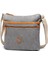 Kırçıllı Gri Kumaş Kadın Postacı Çantası Smart Bags 3096 3