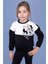 Toontoy Kız Çocuk Garnili Baskılı Sweatshirt 3