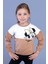 Toontoy Kız Çocuk Garnili Baskılı Sweatshirt 4