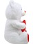 Kalpli Ayı 80 cm Beyaz Pelüş Ayı 3
