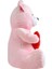 Kalpli Ayı 80 cm Pembe Pelüş Ayı 3