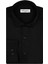 Slim Fit Armür Desenli Siyah Erkek Gömlek 1