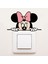 Piksel Grafik Minnie Mouse Priz Sticker 1