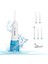 5 Jet Uçlu Akülü Su Flosser 3 Modu Profesyonel 300ML (Yurt Dışından) 1