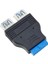 4924 19 Pin 2xusb 3.0 To 9 Pin USB 2.0 Çevirici Dönüştürücü Adaptör 3