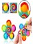 Stres Çarkı Pop It Push Bubble Fidget Stres Çarklı Popit Simple Dimple Oyuncak 1 Adet 3