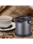 Espresso Kahve Knock Box Atık Kovası Çıkarılabilir Taban Çıkarılabilir Barista Siyahı (Yurt Dışından) 5