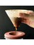 V60 Brewing Coffee Dripper Home Cafe Taşınabilir Ahşap Taban İçin Kullanımı Basit (Yurt Dışından) 5