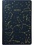 UNIQ34 Yıldız Haritası Sert Kapaklı Siyah Deri Defter 1