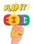 Pop It / Plop It Duygusal, Stres Oyuncak, Fidget Toys Snapperz 5