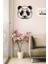 Şirin Geometrik Panda Metal Tablo 2