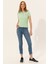 Kadın Mint Basic T-Shirt 50246287-VR090 4