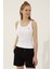 Kadın Beyaz Basic T-Shirt 50246321-VR013 3