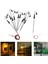 10 / Paket Model Demiryolu Sokak Işık Ho Tt Ölçeği Lampposts 12 V Sıcak Beyaz 1: 100 Sıcak Beyaz (Yurt Dışından) 4