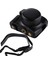 Panasonic Lumix Gf7 / Gf8 / Gf9 Için Kayışlı Pu Kamera Çantası Siyah (Yurt Dışından) 4