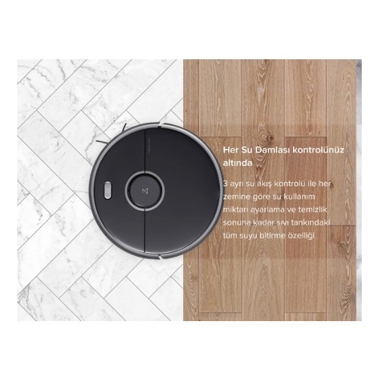 Roborock S5 Max Vacuum Cleaner Siyah Akıllı Robot Süpürge ve Fiyatı