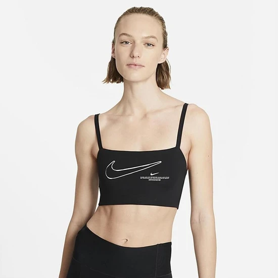 Nike Dri-Fit Indy Light-Support Padded Convertible DC5553-010 Kadın Bra - Sütyeni