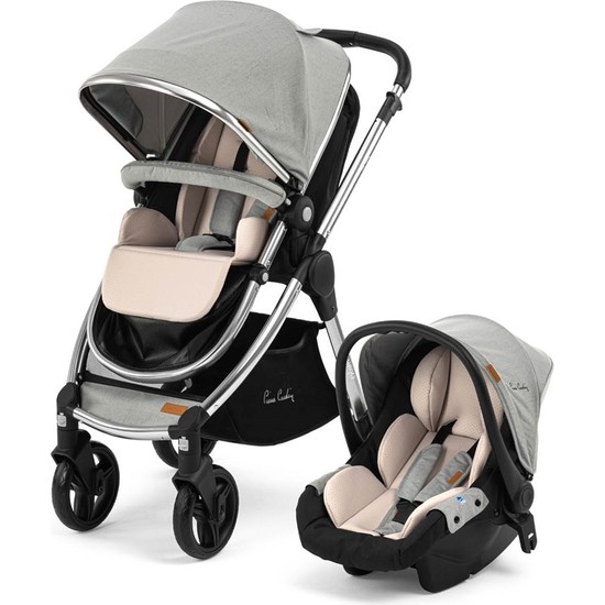 Pierre Cardin Voyager Travel Sistem Bebek Arabası Gri