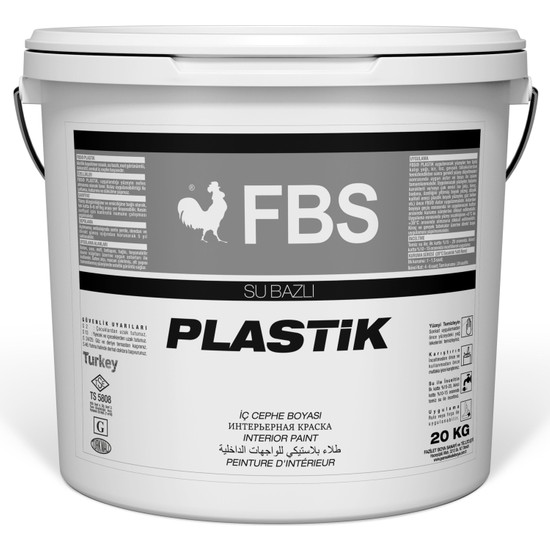 Pamukkale Fbs Plastik Iç Cephe Boyası 10 Kg Fiyatı