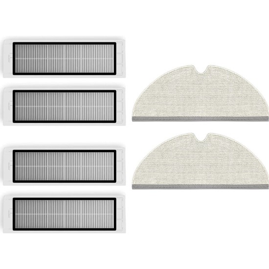 robotyedek Roborock S5 Max (Beyaz) Uyumlu Yedek Mop ve Hepa Fiyatı