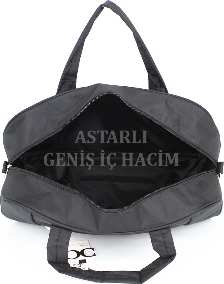 Case Club Ikili Set Seyahat ve Spor Çantası Büyük ve Orta Boy Astarlı Iç Bölme