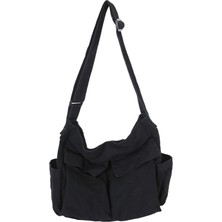 Hapais Moda Omuz Çantası Messenger Çanta Büyük Kapasiteli Tuval Tote Lady Kadınlar Için Bir Boyutu Yeşil(Yurt Dışından)