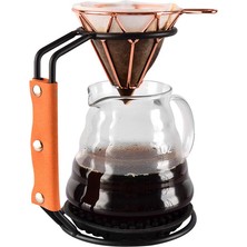 Binduo Kahve Damma Standı Filtre Bardağı Tutucusunu Kahve Makinesi Üzerine Dökmek (Yurt Dışından)