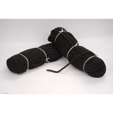 Mefaks Tekstil Makrome & Örgü İpi 8mm 50 Metre | Halat İp Kordon | Supla Runner Servis Altlığı Yapımı | Polyester