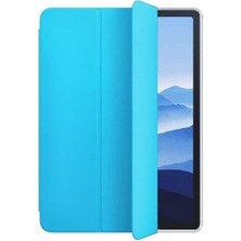 TEKNETSTORE Apple Ipad Air 5.nesil 10.9" 2022 Flip Smart Standlı Akıllı Kılıf Smart Cover Mavi