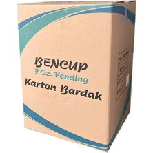 Bencup 7 Oz Vending Karton Bardak 50 Li (60 Paket)