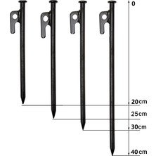 Szykd 6 Adet 40CM Açık Kamp Rüzgar Geçirmez Sabit Gölgelik Öğütülmüş Çiviler (Yurt Dışından)