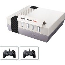 Kinhank Super Konsol x Nes 64GB Kablosuz Çift Joystick 50+ Oyun Konsolu ve 50.000+ Oyun