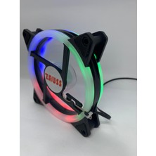 ZR-300 3 Renk Hareketli Yanan Rgb Kasa Mining Fanı 12CM 0.3A