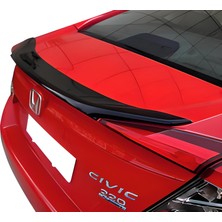 Aksesuarcınız Honda Civic Fc5 2016 -2020 Arası Spoiler Piano Black (Plastik)