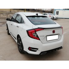 Aksesuarcınız Honda Civic Fc5 2016 -2020 Arası Spoiler Piano Black (Plastik)