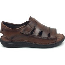 Taşpınar Içi Dışı Deri Erkek Yazlık Rahat Günlük Terlik-Sandalet 40-45