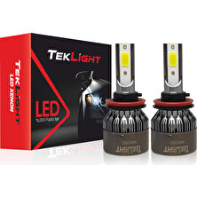 Teklight H11 LED Xenon Far Ampulu 10000 Lümen Şimşek Etkili