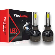 Teklight H1 LED Xenon Far Ampulu 10000 Lümen Şimşek Etkili